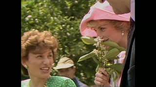 Princess Diana rare video in tour Italy 1985 agrumeto in Sicilia