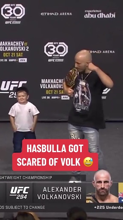 He scared Hasbulla 😅 #shorts
