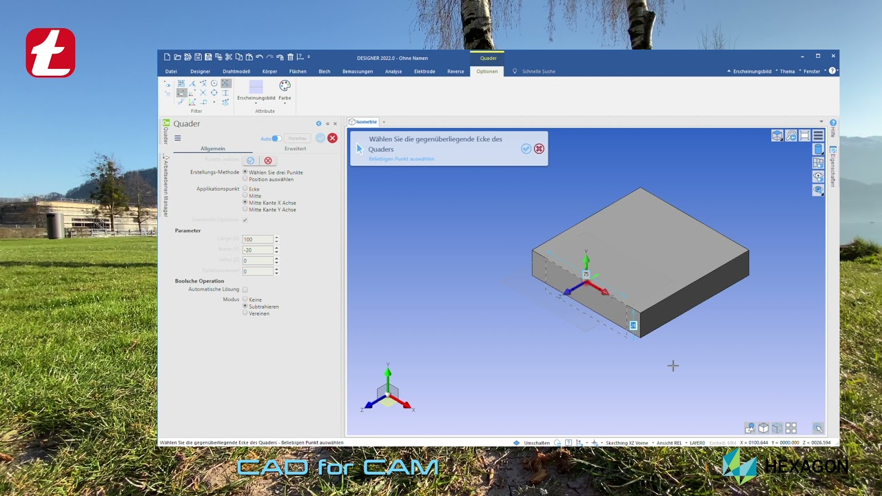 Designer CAD for CAM - Hexagon