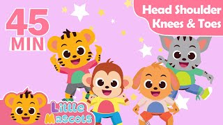 Head Shoulder Knees & Toes + The More We Get Together + Little Mascots Nursery Rhymes & Kids Songs