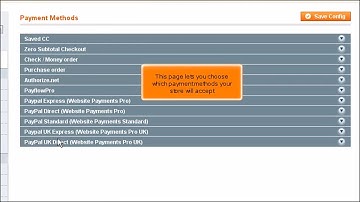 Magento Commerce: How to Configure Payment Methods