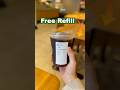 Starbucks FREE Refill Hack Tested #foodhack  #starbucks #free #coffee #hack