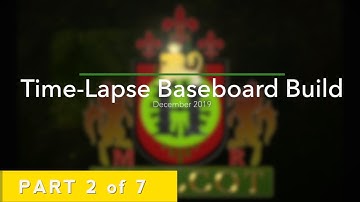 Hillcot Model Railway - Time-Lapse Baseboard Build - Part 2 (Dec 2019)