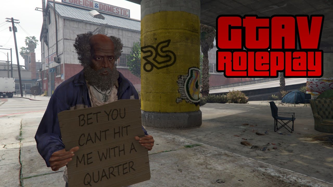 Samuel Burr - Homeless in Los Santos | GTA 5 RP NewHaven - YouTube