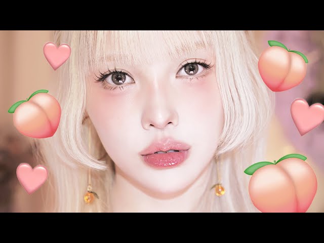 🍑딥트3일x숌 포니 피치 뷰티패키지로 말캉 겨울 복숭아 룩! Peach Makeup with DEEPTE 3DAYS x SHHOM "Pony Peach Beauty Package"