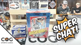COG Sports Cards Livestream - 1982 Topps Baseball Cards Wax Box and 82 Topps Traded Set