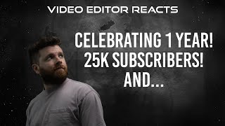 Video Editor Reacts has Exciting News!