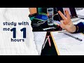 Study With Me 11 Hours ادرس معي 11 ساعات مع مؤثرات صوتية 