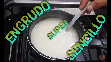 COMO HACER ENGRUDO/ PASTA DE HARINA. FACIL