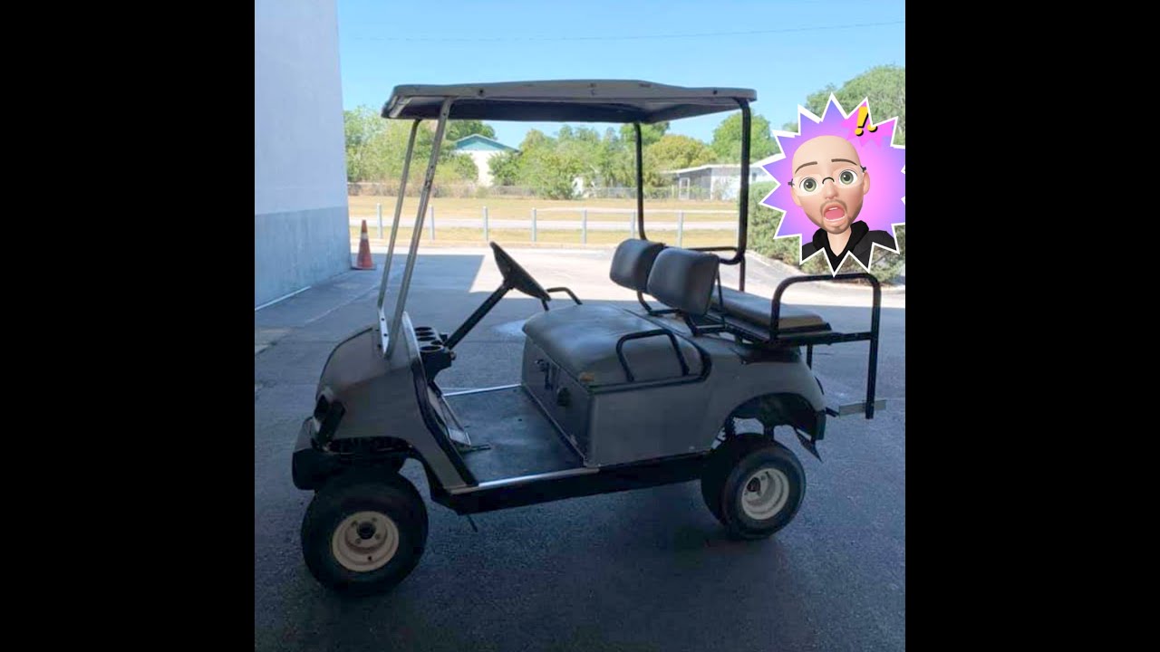 YAMAHA GOLF CART FULL RESTORATION YouTube