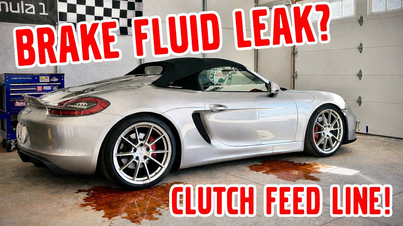 Porsche 981, Hydraulic Clutch Feed Line Replacement
