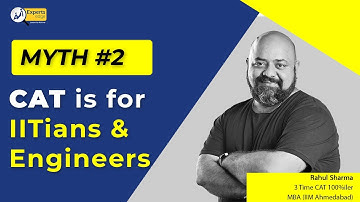 CAT is only Meant for IITians & Engineers MYTH #2 - by Rahul Sharma #cat2023 #catexam #mba #cat