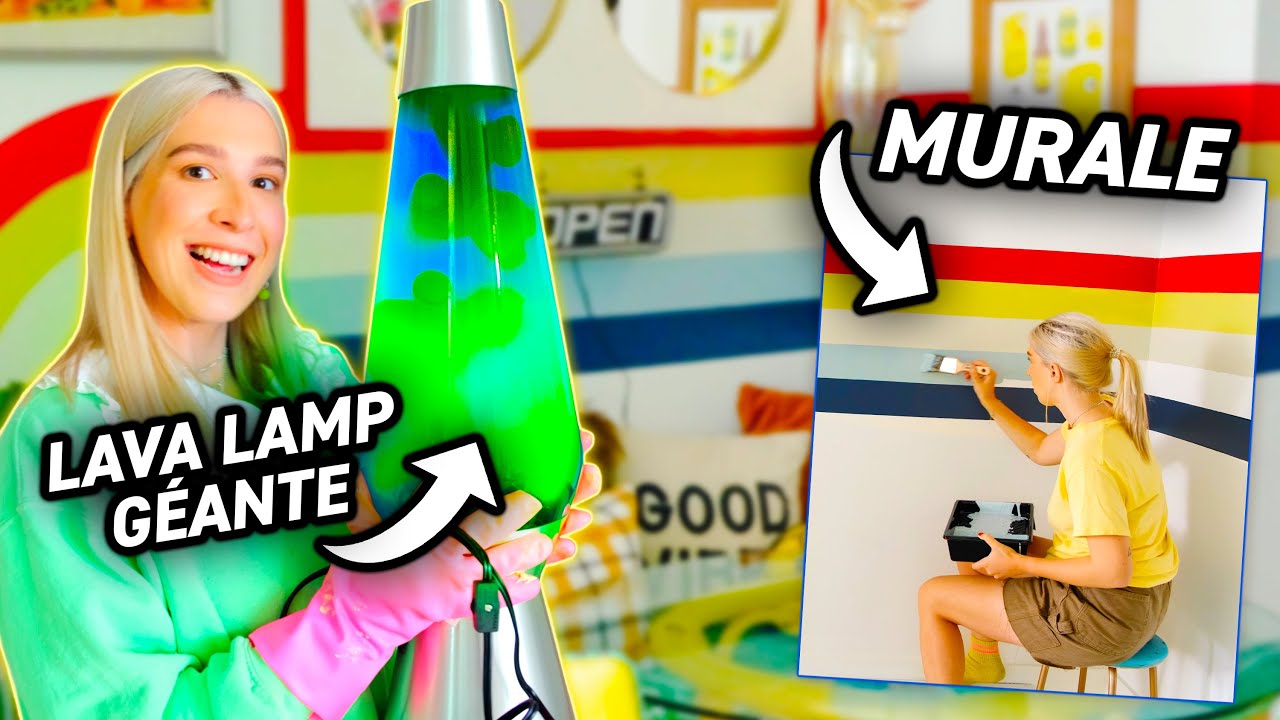 MAKEOVER DE MA CUISINE RETRO-VINTAGE (j’ai fait une nouvelle murale!)