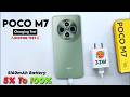 Poco M7 5G Charging Test 0 To 100 | 5160mAh Battery, 33W Charger | Poco Charging Test🔥
