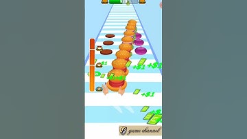 stack burger run 😉😉 gameplay // l game channel // android & ios gameplay #mobilegame #shorts
