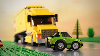 Crossing The Highway |  Lego Stop-Motion