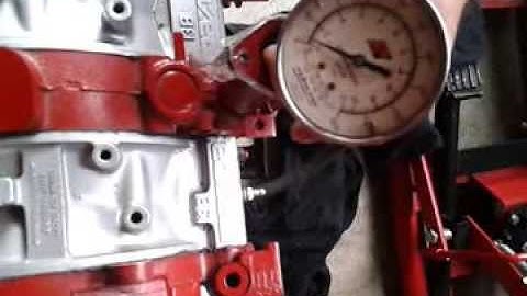 Rx-7 rebuilt engine compression test