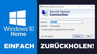 rdp in home (windows 10) – wie schalte ich es frei?