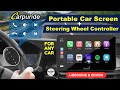 New Carpuride Car Screen + Steering Wheel Controller FOR ANY CAR ⫸ UNBOXING REVIEW