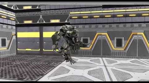 Unity Mecanim - Mechanoid Animation Test