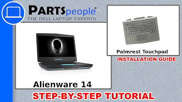 Dell Alienware 14 R1 (P39G001) Palmrest Touchpad How-To Video Tutorial