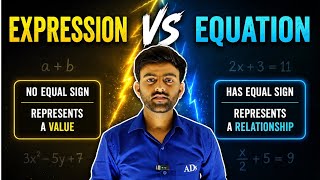 Expression vs Equation | Difference Explained in 2 Minutes 🔥 | Expression vs Equation Full Concept