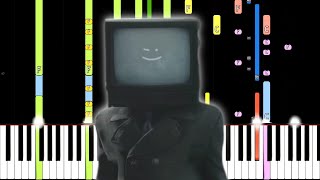 TV Man Theme Song - Piano REMIX - skibidi toilet