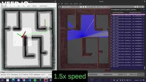 QR Code Reading Logistics Robot Simulation Demo