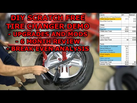 DIY Tire Changer  - 6mo Review — Save $$$, Time, and Avoid Damage with My Modded Manual Tire Changer