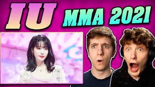 IU MMA 2021 Performance REACTION!! | 'Strawberry Moon + Celebrity + Lilac'