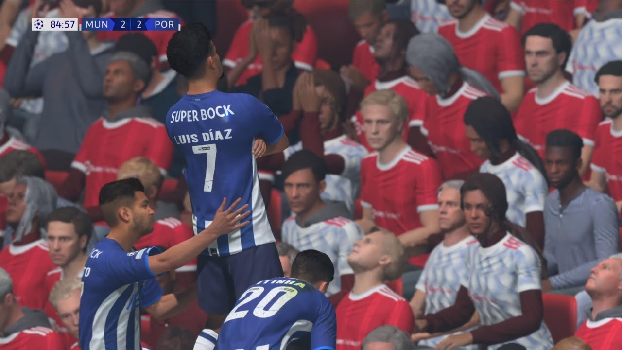 Luis Diaz goal against Manchester united | FIFA 22 PS5