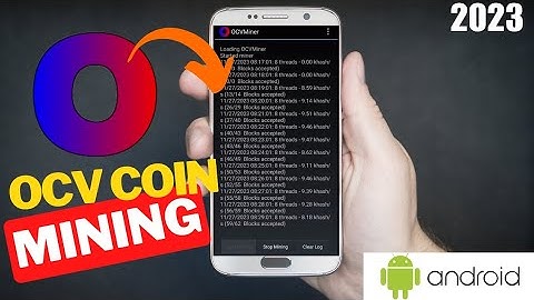 OCV coin miner, on Android phone @kitamoko1042