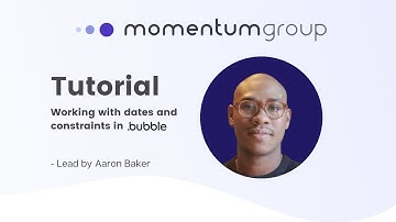 Working With Dates And Constraints In Bubble.io | Bubble.io Tutorial