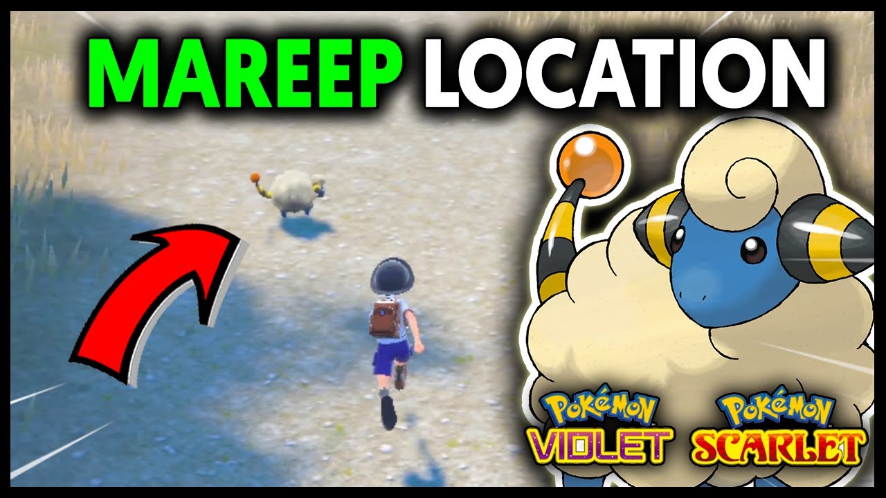 WHERE TO FIND MAREEP ON POKEMON SCARLET AND VIOLET - YouTube