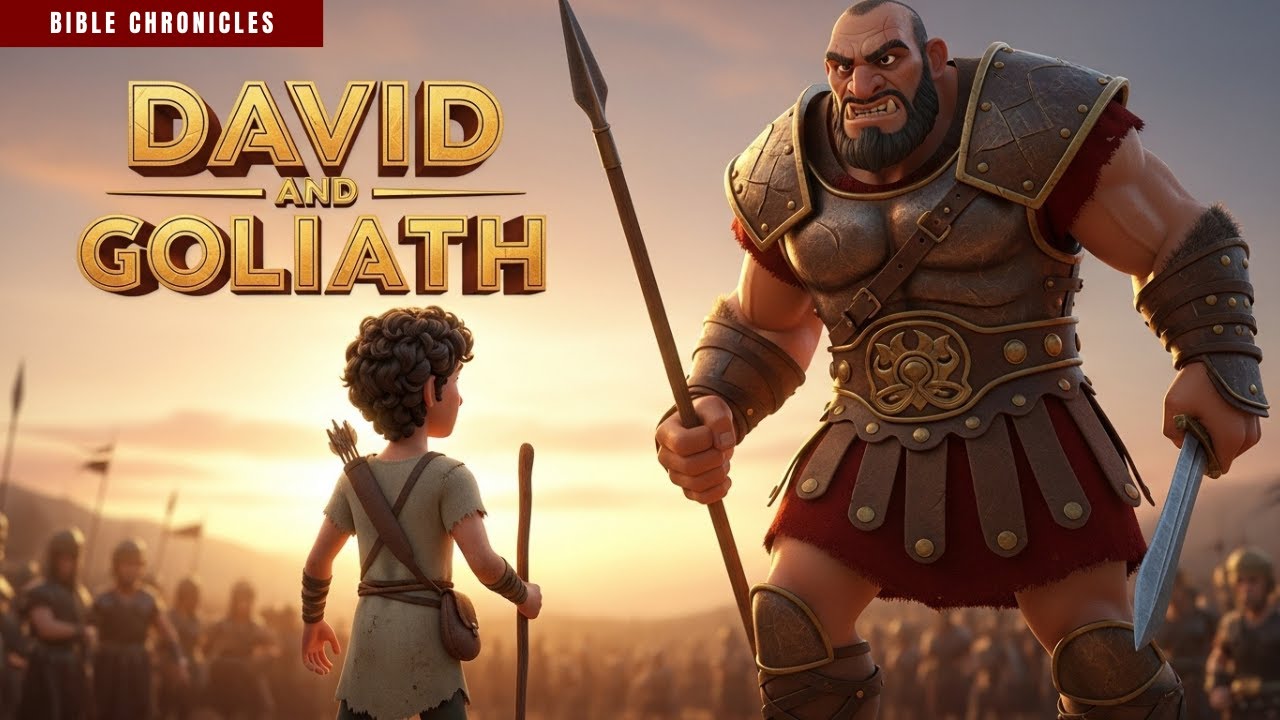 David and Goliath | Faith Over Fear | From Shepherd to Hero | Animated Bible Movie