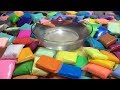 Mixing 100+ Soft Clay Into Clear Slime - Most Satisfying Slime Videos ! Tom Slime