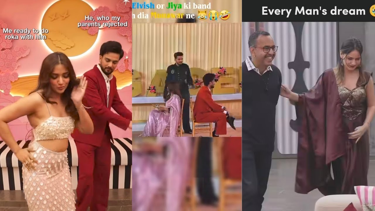 Engaged season 2 family week parents with Elvish Yadav Jiya shankar funny #elvishyadav