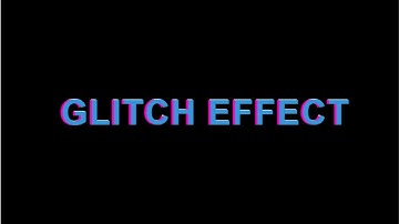 CSS Animated Glitch Effect Using Just HTML And CSS