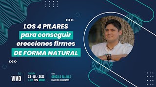 Los 4 Pilares para conseguir una  erección de forma Natural