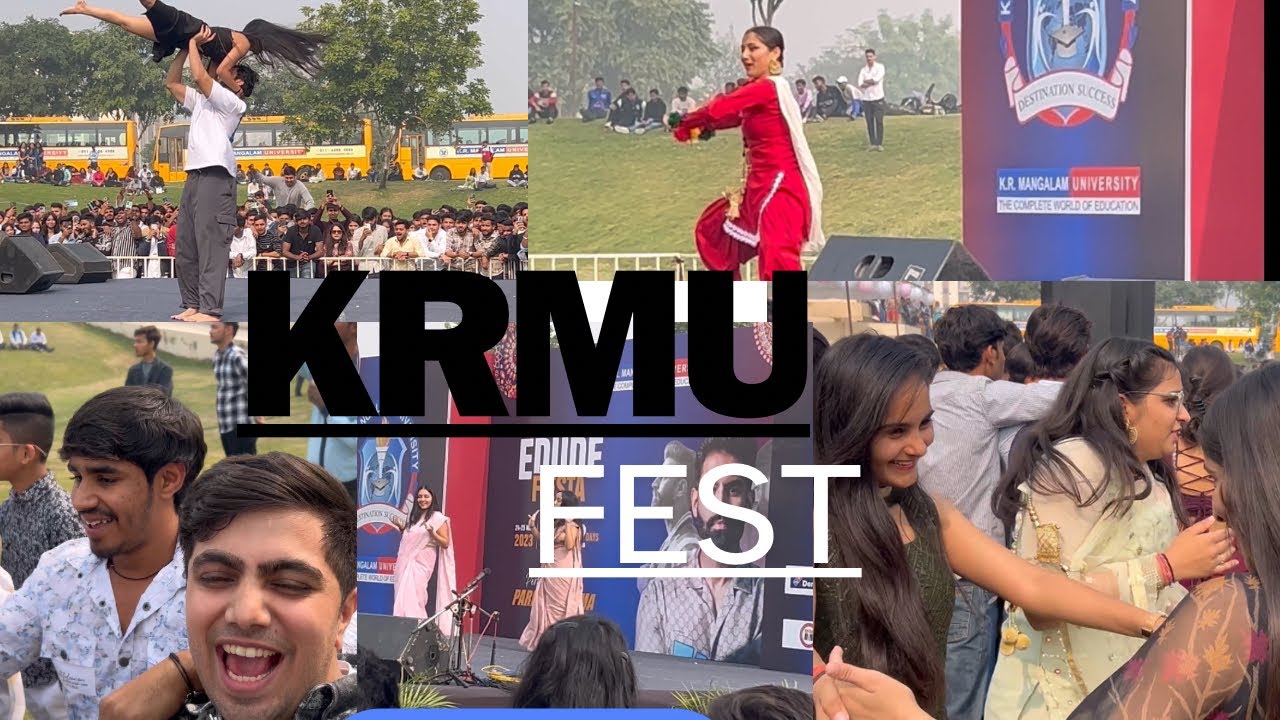 Edude Fiesta KR Mangalam University | Dance, Ramp Walk, Singing