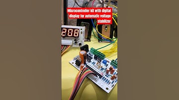 Digital Display Microcontroller kit For Automatic Voltage Stabilizer|#Short