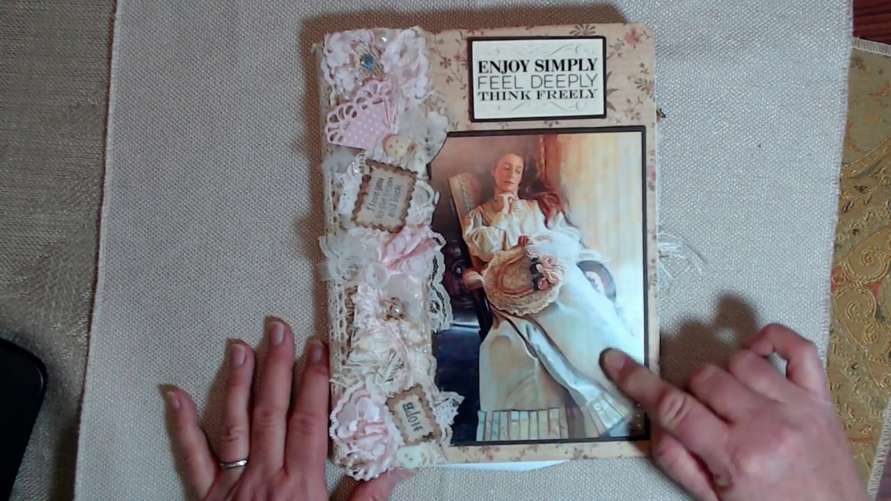 Vintage composition notebook / Altered comp book.