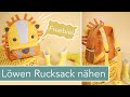 Kinder Rucksack Leo nähen - kostenlose Anleitung #KinderrucksackLeo