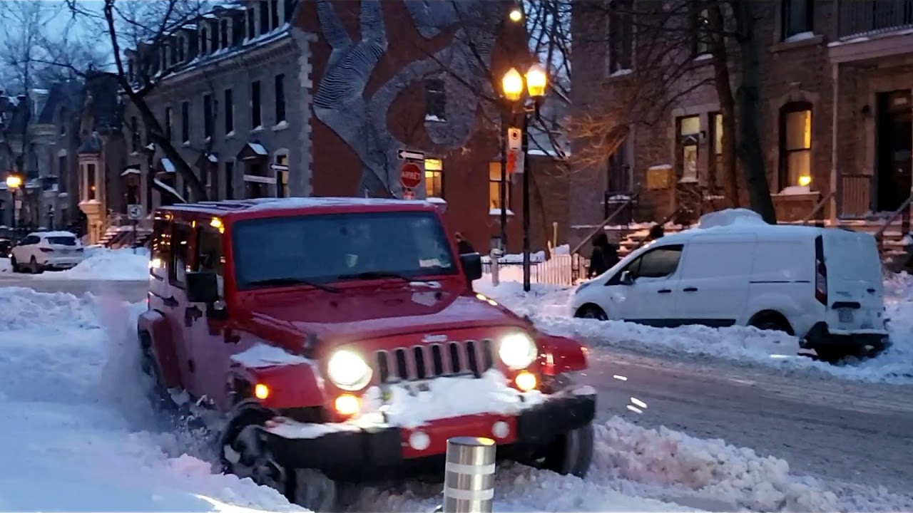 Jeep Wrangler in snow YouTube