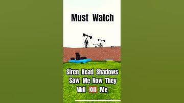 Siren Head Shadows Saw Me Now They Will Kill Me | Nextbot Online #gmod #sirenhead #garrysmod #game