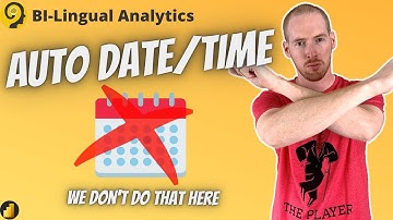 ❌ TURN IT OFF ❌ - Auto Date/Time in Power BI