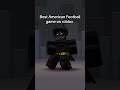 Best American football game on roblox #roblox #shorts