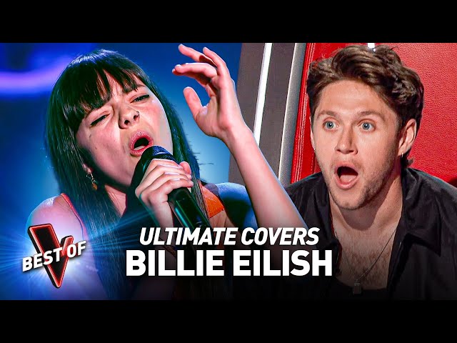 The very best BILLIE EILISH Blind Auditions EVER on The Voice class=