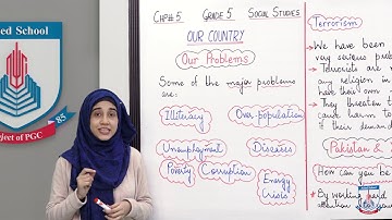 Class 5 - Social Studies - Chapter 5 - Lecture 6 Our Problems - Allied Schools