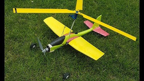Lidl Glider  Autogyro part 1 just Testing